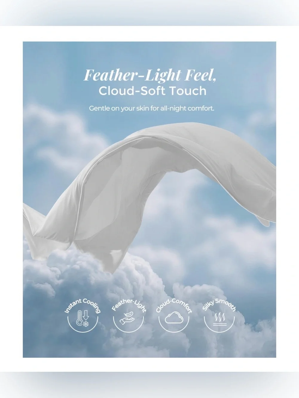 Soulful Luxury lightweight cooling Comforter - Soft Microfiber Bedding